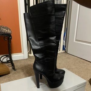 Jessica Simpson knee boots